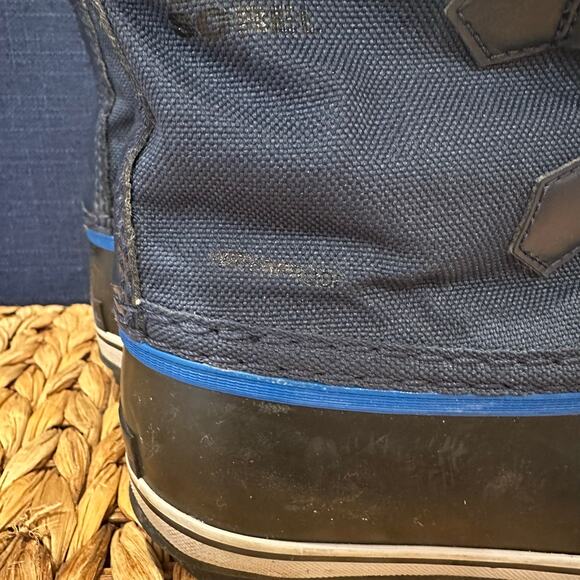 SOREL Yoot Pac Snow Boots sz 13 Navy Blue Winter Boots Waterproof Insulated - Picture 8 of 8